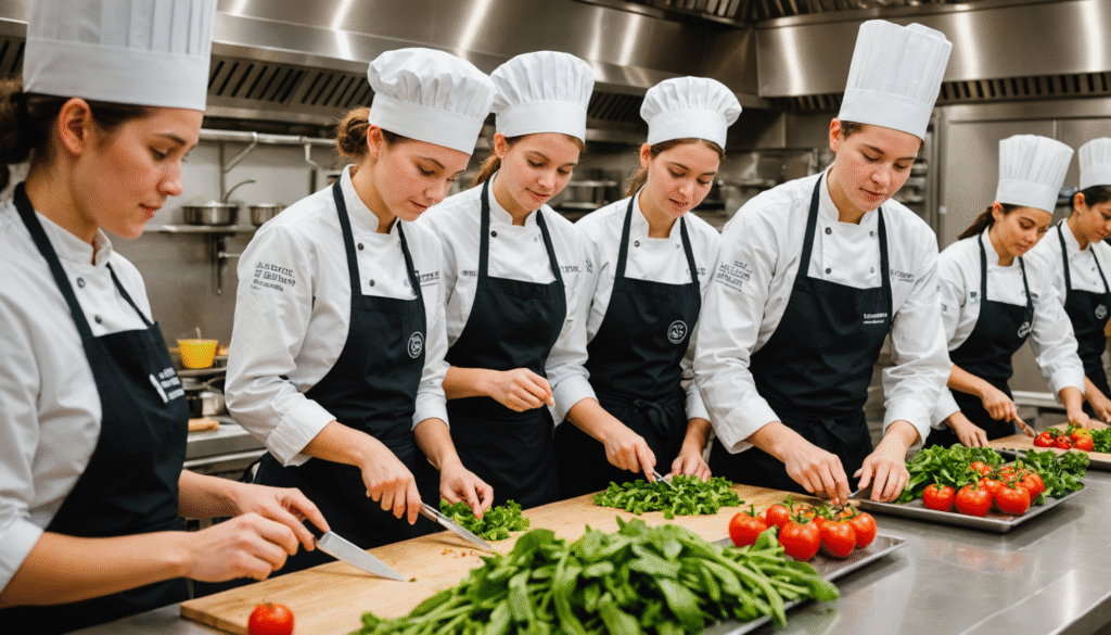 découvrez nos formations sur la gastronomie durable : apprenez à cuisiner de manière responsable, à privilégier les produits locaux et à adopter des pratiques respectueuses de l'environnement. parfait pour professionnels et passionnés souhaitant allier saveur et durabilité.