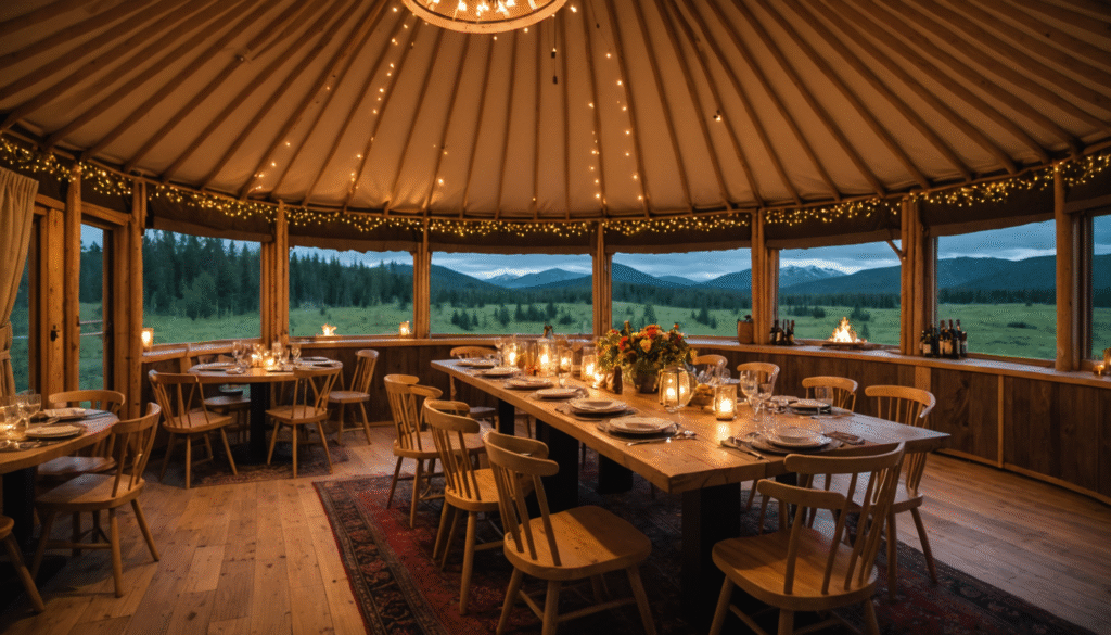 découvrez des séjours gastronomiques uniques en yourte ou château : vivez une expérience culinaire insolite dans des lieux d'exception, alliant saveurs authentiques et hébergements atypiques.