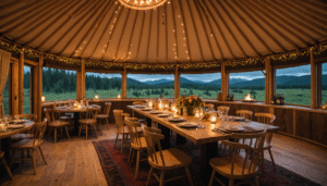 découvrez des séjours gastronomiques uniques en yourte ou château : vivez une expérience culinaire insolite dans des lieux d'exception, alliant saveurs authentiques et hébergements atypiques.