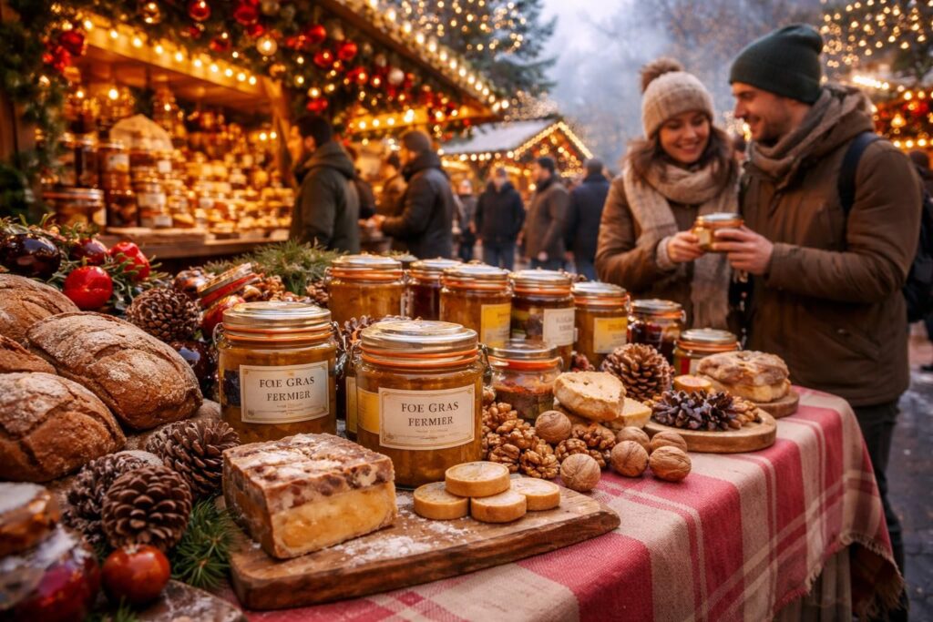 découvrez comment économiser sur les produits du terroir, notamment les foies gras fermiers locaux, tout en profitant des marchés de noël pour des achats gourmands et authentiques.