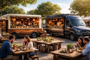 découvrez les meilleurs food trucks sur roues avec fiat ducato et mercedes sprinter, alliant gastronomie de qualité et mobilité pour une expérience culinaire unique.