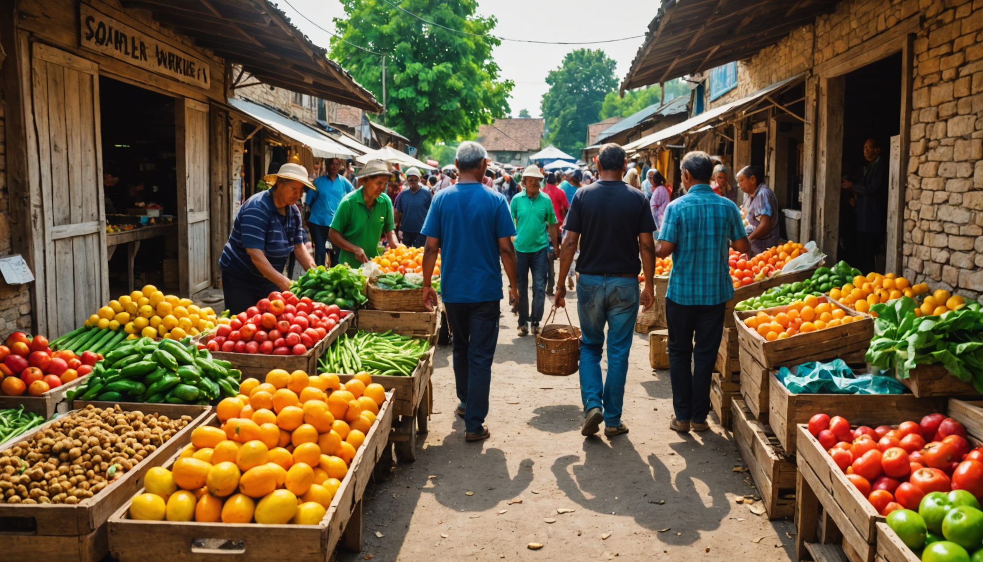 découvrez l'importance des marchés de producteurs dans les villages, favorisant les échanges locaux, la convivialité et le soutien aux agriculteurs de proximité.